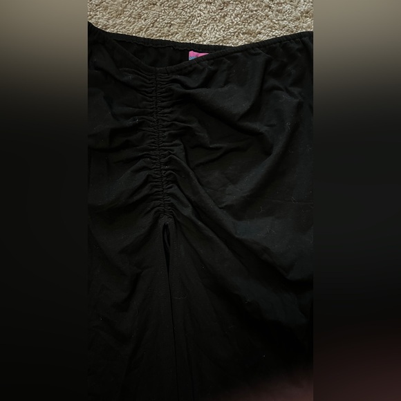 Edikted Black Skirt with Slit - Picture 3 of 6
